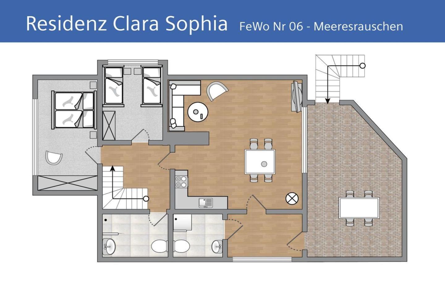 Ferienwohnung Meeresrauschen In Der Residenz Clara Sophia Binz Zewnętrze zdjęcie
